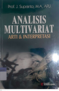 Analisis multivariat Arti & interpretasi