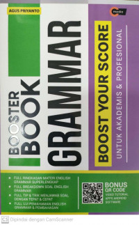 Booster book grammar boost your score untuk akademis & profesional