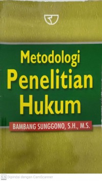 Metodologi penelitian hukum