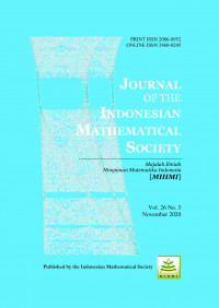 Journal of The Indonesian Mathematical Society