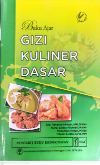 Buku ajar gizi kuliner dasar