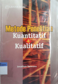 Metode penelitian kuanlitatif & kualitatif