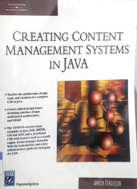 Creating content management systems in java