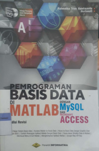 Pemrograman basis data di matlab dengan MySQL dan Microsoft Access