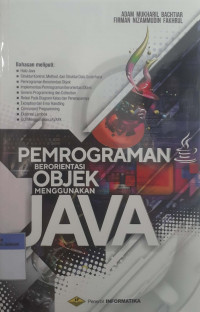 Pemrograman berorientasi objek menggunakan java