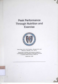 Peak performance through nutrition and exercise