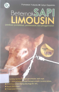 Beternak sapi limousin: Panduan pembibitan, pembesaran dan penggemukan