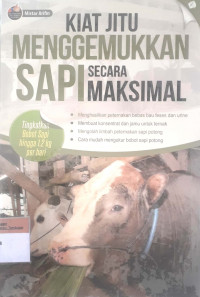 Kiat jitu menggemukkan sapi secara maksimal