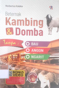 Beternak kambing & domba: Tanpa bau, angon, ngarit