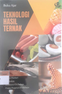 Buku ajar teknologi hasil ternak