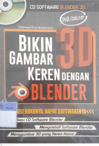 Bikin ganmbar 3d keren dengan blender