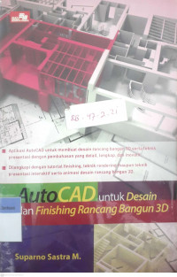 Autocad untuk desain dan finishing racang bangun 3d