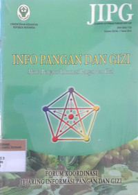 Info pangan dan gizi : media penyalur informasi pangan dan gizi