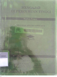 Mengajar di perguruan tinggi bagian empat