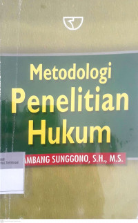 Metode penelitian hukum