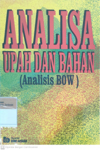 Analisa upah dan bahan (analisis BOW)