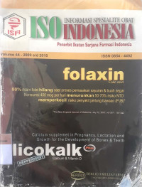 Iso indonesia Informasi spesialite obat indonesia