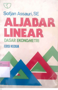 Aljabar linear dasar ekonometri