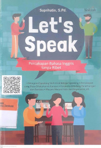 Let's speak:Percakapan bahasa inggris tanpa ribet