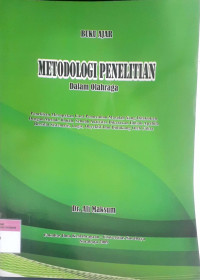 Buku Ajar metodologi penelitian dalam olahraga