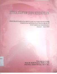 Etika Hukum Dan Kesehatan