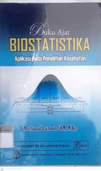 Buku ajar biostatistika aplikasi pada penelitian kesehatan