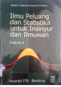 Ilmu Peluang dan Statistika untuk Insyinyur dan Ilmuwan