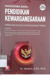 Paradigma baru pendidikan kewarganegaraan; panduan kuliah di perguruan tinggi