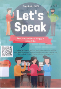 Let's speak percapan bahasa inggris tanpa ribet