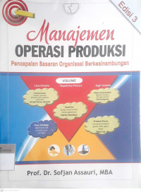 Manajemen operasi produksi; pencapaian sasaran organisasi berkesinambungan