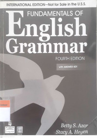 Fundamentals of english grammar with answear key