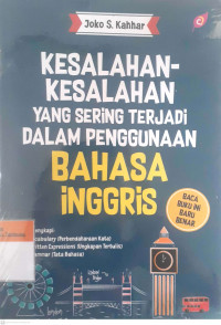 kesalahan-kesalahan yang sering terjadi dalam penggunaan bahasa inggris