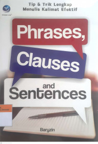 Phrases, clauses and sentences