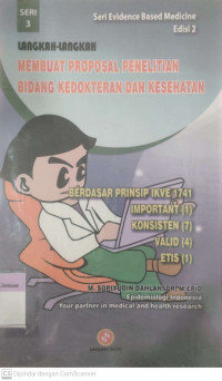 Langkah-langkah membuat proposal penelitian bidang kedokteran dan kesehatan