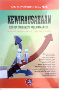 Kewirausahaan Konsep dan Realita pada Usaha Kecil