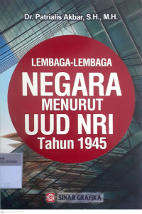 Lembaga-lembaga negara menurut UUD NRI tahun 1945