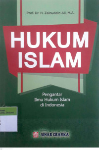 Hukum islam: pengantar ilmu hukum di Indonesia