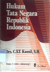 Hukum tata negara republik Indonesia