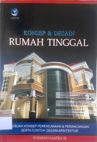 Konsep & desain rumah tinggal