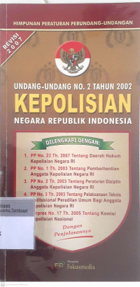 Undang-undang No.2 tahun 2002 kepolisian negara Republik Indonesia