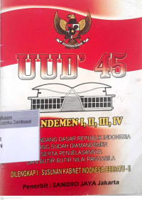 UUD 45 amandemen I,II,III,IV