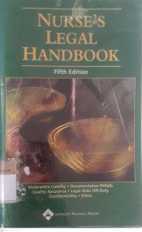 Nurse's legal handbook