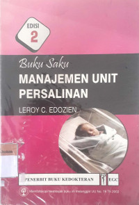 Buku saku Manajemen Unit Persalinan