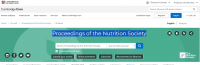 Proceedings of the Nutrition Society