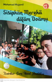 Sisipkan mereka dalam do'amu: kontribusi guru untuk  pendidikan