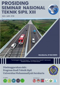 Prosiding Seminar Nasional Teknik Sipil X “Tantangan dan Inovasi Teknologi dalam Menghadapi Kegagalan Konstruksi dan Struktur Bangunan