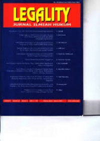 Legality Jurnal Ilmiah Hukum