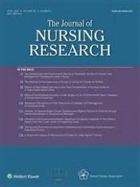 The Journal of Nursing Research