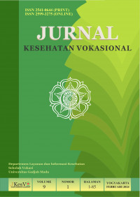 Jurnal Kesehatan Vokasional