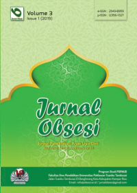 Jurnal Obsesi (Jurnal Pendidikan Anak usia Dini)
